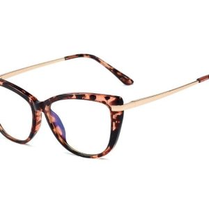 Kocie Okulary damskie z filtrem BLUE Light do komputera zerówki 2546-1