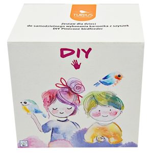 Zestaw dla dzieci do samodzielnego wykonania karmnika z szyszek - TURDUS