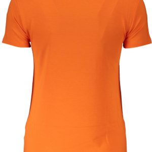 T-SHIRT DAMSKI Z KRÓTKIM RĘKAWEM PATRIZIA PEPE POMARAŃCZOWY