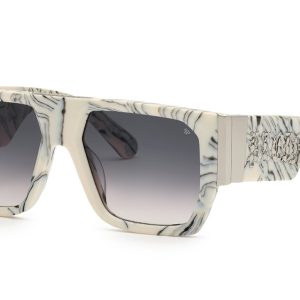Okulary PHILIPP PLEIN SPP094M5409YL. Okulary przeciwsłoneczne, Kolor biały. Mężczyzna.