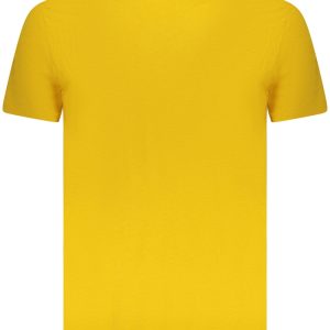 TRUSSARDI KOSZULKA Z KRÓTKIM RĘKAWEM MĘSKA ŻÓŁTA