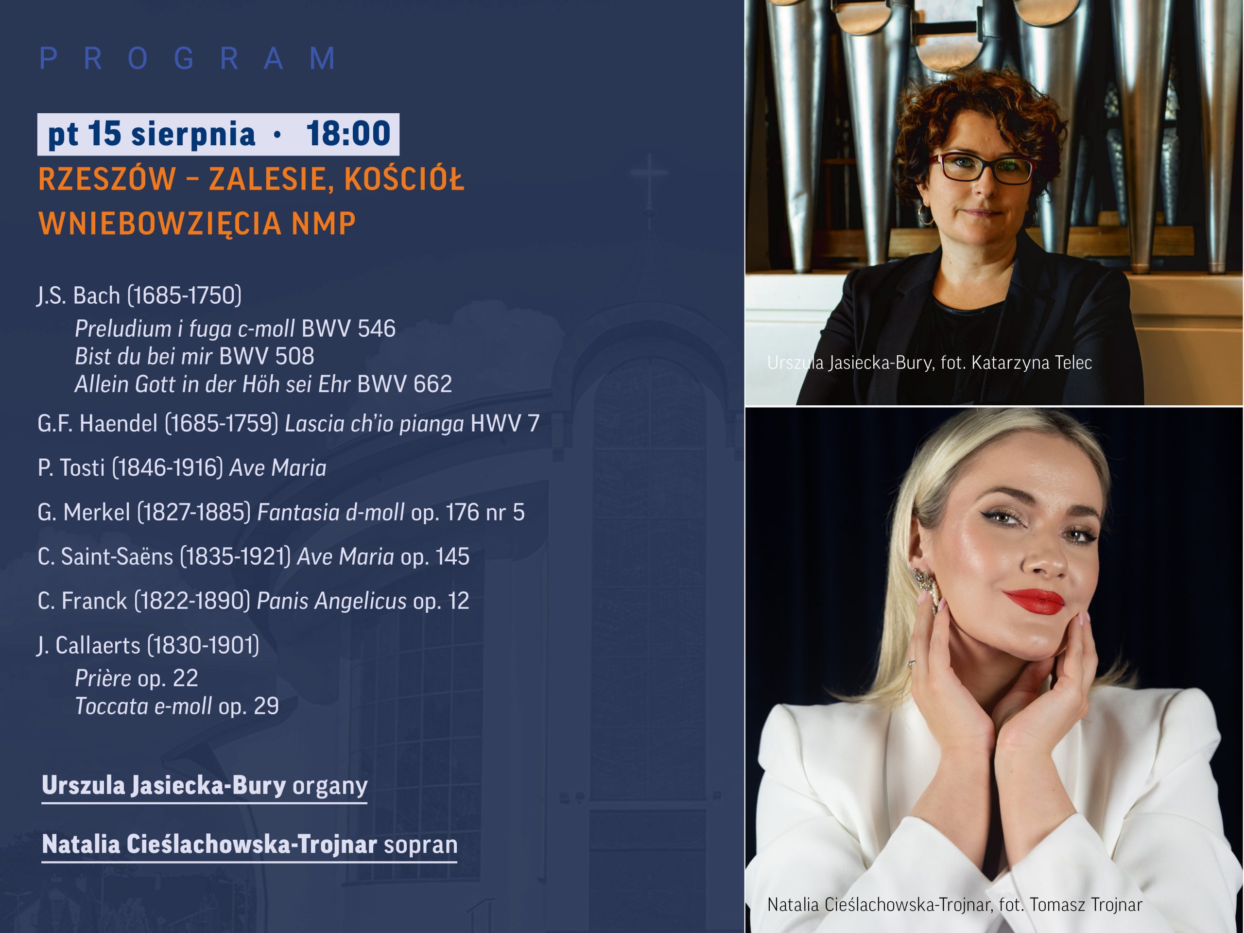 Organy w blasku lata – cztery koncerty na finał Podkarpackiego Festiwalu Organowego