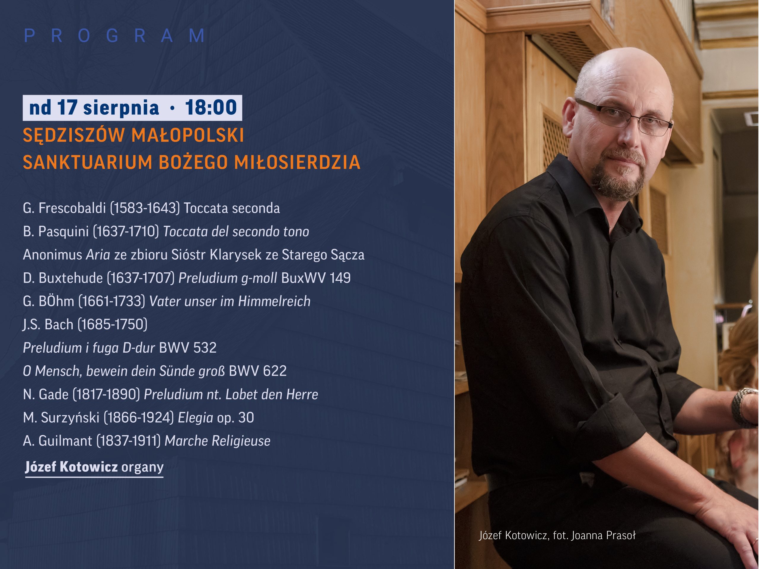 Organy w blasku lata – cztery koncerty na finał Podkarpackiego Festiwalu Organowego