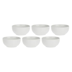 LA PORCELLANA BIANCA TERRINE Zestaw 6 okrągłych misek 11.5 cm