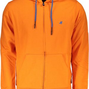 BLUZA US GRAND POLO Z ZAMKIEM POMARAŃCZOWA MĘSKA