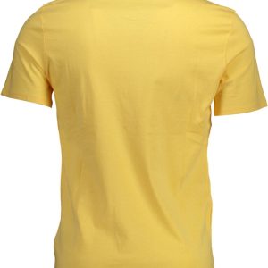 GUESS JEANS MĘSKI T-SHIRT Z KRÓTKIM RĘKAWEM ŻÓŁTY