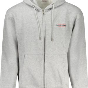 GUESS JEANS SZARA BLUZA MĘSKA BEZ ZAMKU