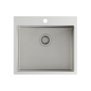 TERRA100N (Nano) zlewozmywak stalowy srebrny PVD , powłoka Nano