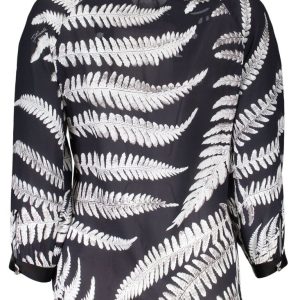 KOSZULA Z DŁUGIM RĘKAWEM JUST CAVALLI CZARNA DAMSKA