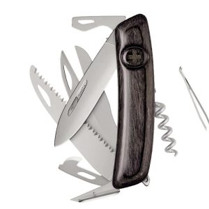 Swiza D09R AM SAW & SCISSORS Laminate Black (KNR.0136.6510)