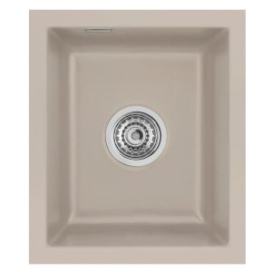 Systemceram Mera 32 U Fango, zlewozmywak ceramiczny, korek manualny