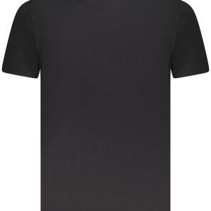 TRUSSARDI KOSZULKA Z KRÓTKIM RĘKAWEM MĘSKA CZARNA