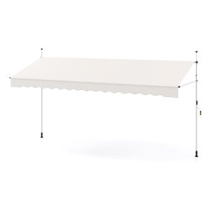 Markiza balkonowa 400 cm z ręczną korbą