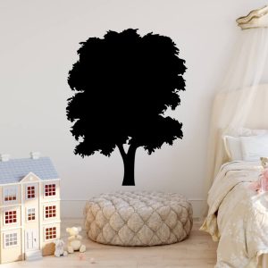 Naklejka samoprzylepna tablicowa kredowa dla dzieci drzewo 3tk02