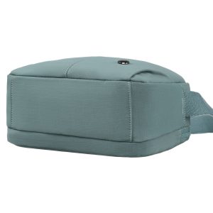 Miejska, niebieska listonoszka damska zapinana na suwak - Peterson