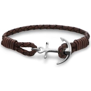 Biżuteria TOM HOPE TM0210. Bransoletka, Kolor brązowy srebrny. Unisex.