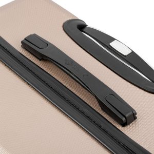Walizka podróżna twarda średnia 24'' STL945 szampan