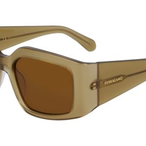Okulary FERRAGAMO SF1101S541833. Okulary przeciwsłoneczne, Kolor zielony. Kobieta.