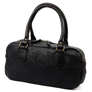 Pleciona damska torebka na ramię mała listonoszka