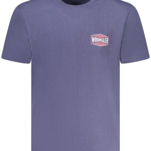 WRANGLER KOSZULKA Z KRÓTKIM RĘKAWEM MĘSKA NIEBIESKA