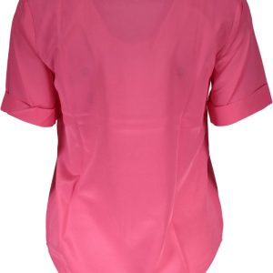 T-SHIRT Z KRÓTKIM RĘKAWEM GANT RÓŻOWY