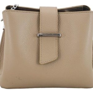 Torebka wizytowa na ramię - Beżowa ciemna