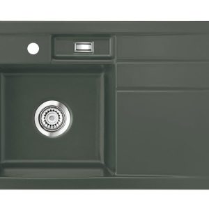 Systemceram BELA 78 Lava, zlewozmywak ceramiczny, korek manualny