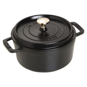 STAUB LA COCOTTE Garnek żeliwny okrągły 1.7 ltr, czarny