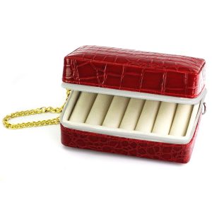 Skóra ekologiczna Męski kuferki PATRIZIA BEAUTY-18013-BL