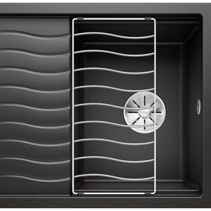BLANCO ELON 45 S Silgranit czarny odwracalny, InFino, kratka ociekowa Użyj kodu 23BLA06 i płać mniej