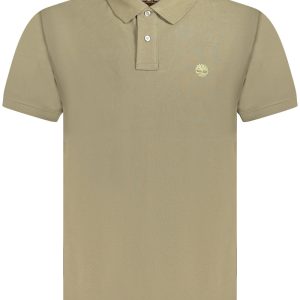 TIMBERLAND POLO KRÓTKI RĘKAW MĘSKI BRĄZOWY