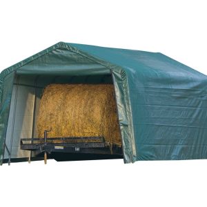 ShelterLogic Folia namiot pastwiskowy namiot garażowy Zielony 610x380x260cm
