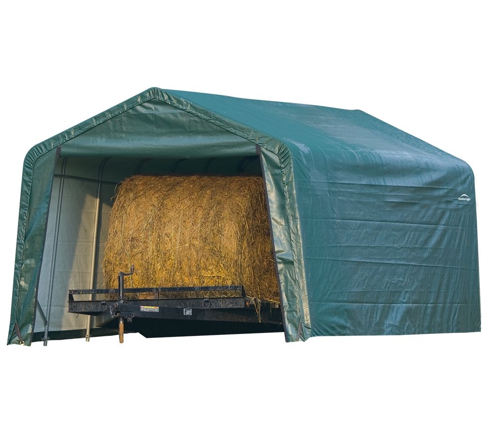ShelterLogic Folia namiot pastwiskowy namiot garażowy Zielony 610x380x260cm