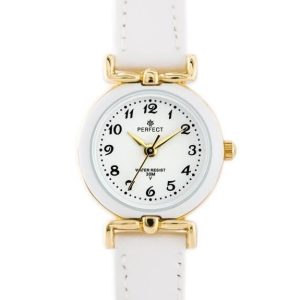 ZEGAREK DZIECIĘCY PERFECT LP004-02 - KOMUNIJNY - biały (zp801a) + BOX