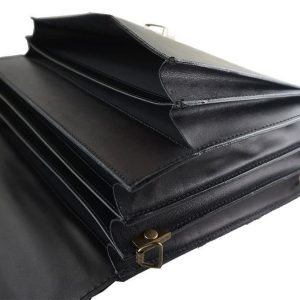 Barberinis - teczki męskie ze skóry naturalnej - Czarna