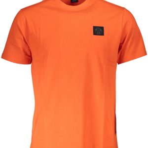NORTH SAILS POMARAŃCZOWY MĘSKI T-SHIRT Z KRÓTKIM RĘKAWEM