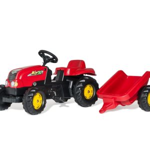 Rolly Toys 012121 Traktor Rolly Kid z przeczepą Czerwony
