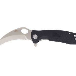 Honey Badger HB1131 CLAW MEDIUM SERRATED Black