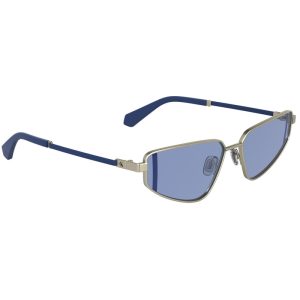 OKULARY PRZECIWSŁONECZNE CALVIN KLEIN DAMSKIE SREBRNE