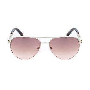 Okulary GUESS GU7295-6032W. Okulary przeciwsłoneczne, Kolor złoty. Kobieta.