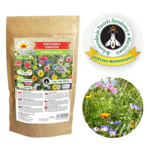Mieszanka Kwiatów Express Łączka 1000g Łąka kwietna - TORAF