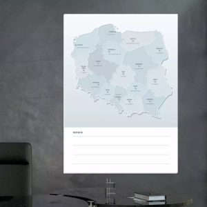 Suchościeralna mapa polski tablica 190