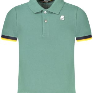 K-WAY POLO KRÓTKI RĘKAW DZIECIĘCY ZIELONY