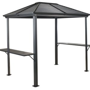 Sojag Metalowy pawilon grillowy Dakota Antracyt 178x243x246cm