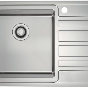 Alveus Rando 50 QC L 860x500 zlew wpuszczany (I) z syfonem (lewy) + syfon Quick Close