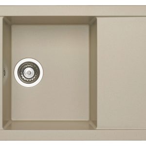 Alveus FORMIC 30 kol. 02 pebble (76x50) zlew Granital+ 1kom. z syfonem POP-UP