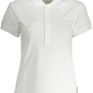 NORTH SAILS POLO Z KRÓTKIM RĘKAWEM, DAMSKA, BIAŁA