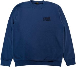 NIEBIESKA BLUZA MĘSKA BEZ ZAMKA KLASY CAVALLI niebieska