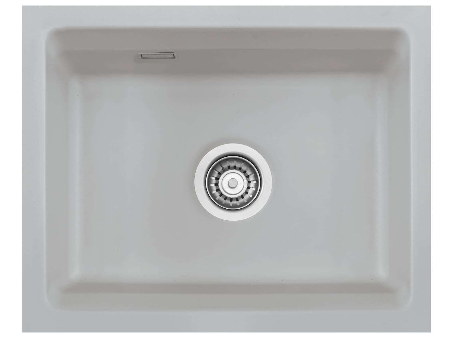 Systemceram Kara 50 U Titan, zlewozmywak ceramiczny, korek manualny