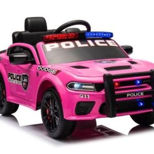 Auto Na Akumulator Dodge Charger Policyjny Różowy